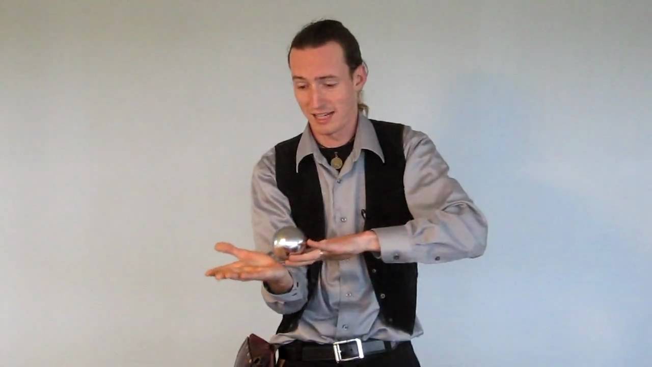 Back to Palm Butterfly Contact Juggling Trick