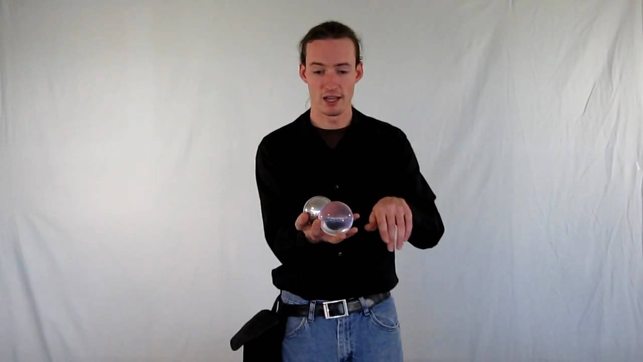 Palm Spin Contact Juggling Trick