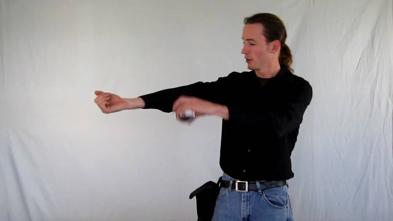 Arm Roll Contact Juggling Trick