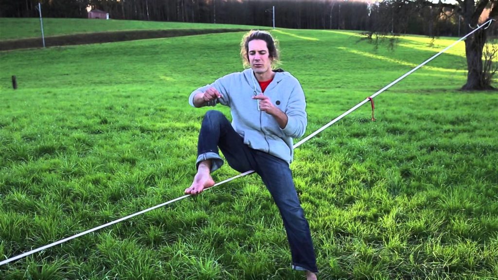 Sit Mount Slackline Trick
