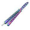HTOMT Butterfly Stainless Steel Training Balisong Practice Tool, Tactical Folding Blade Practice Trainer for CS GO… - Image 5
